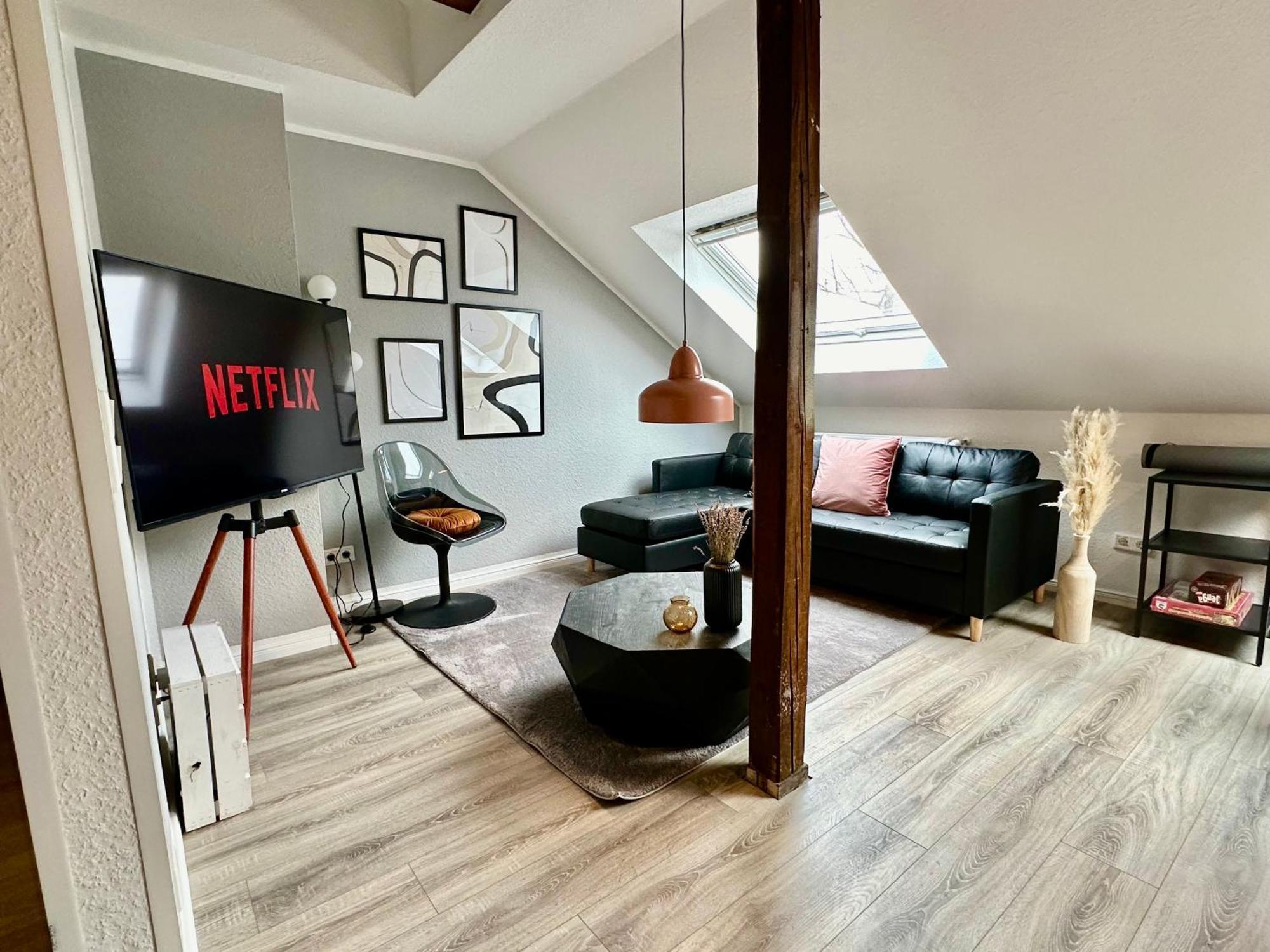Stilvoll Im Zentrum Balken Loft Apartment Bochum Luaran gambar